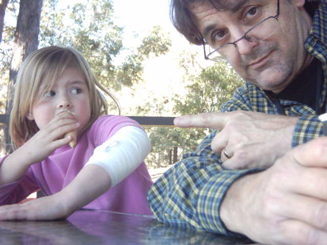 Poppy and Livi's Bandage
