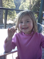 Livi and the ice cream