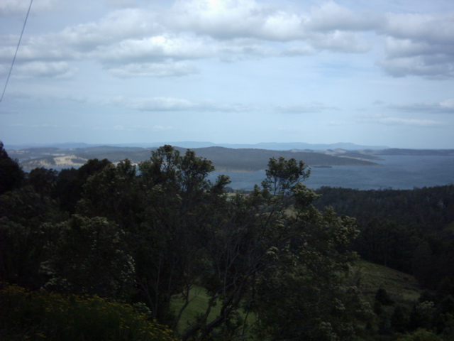 South again. Along the D'entrecasteaux Channel